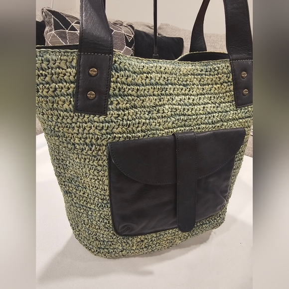 Free People En Riva Raffia Tote Bag - Picture 5 of 13